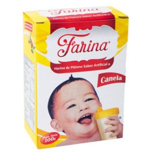Harina de plátano en caja